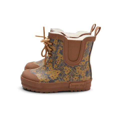 KS2442 - THERMO BOOTS PRINT - WINTER LEAVES MUSTARD - Extra 0 (Copy)